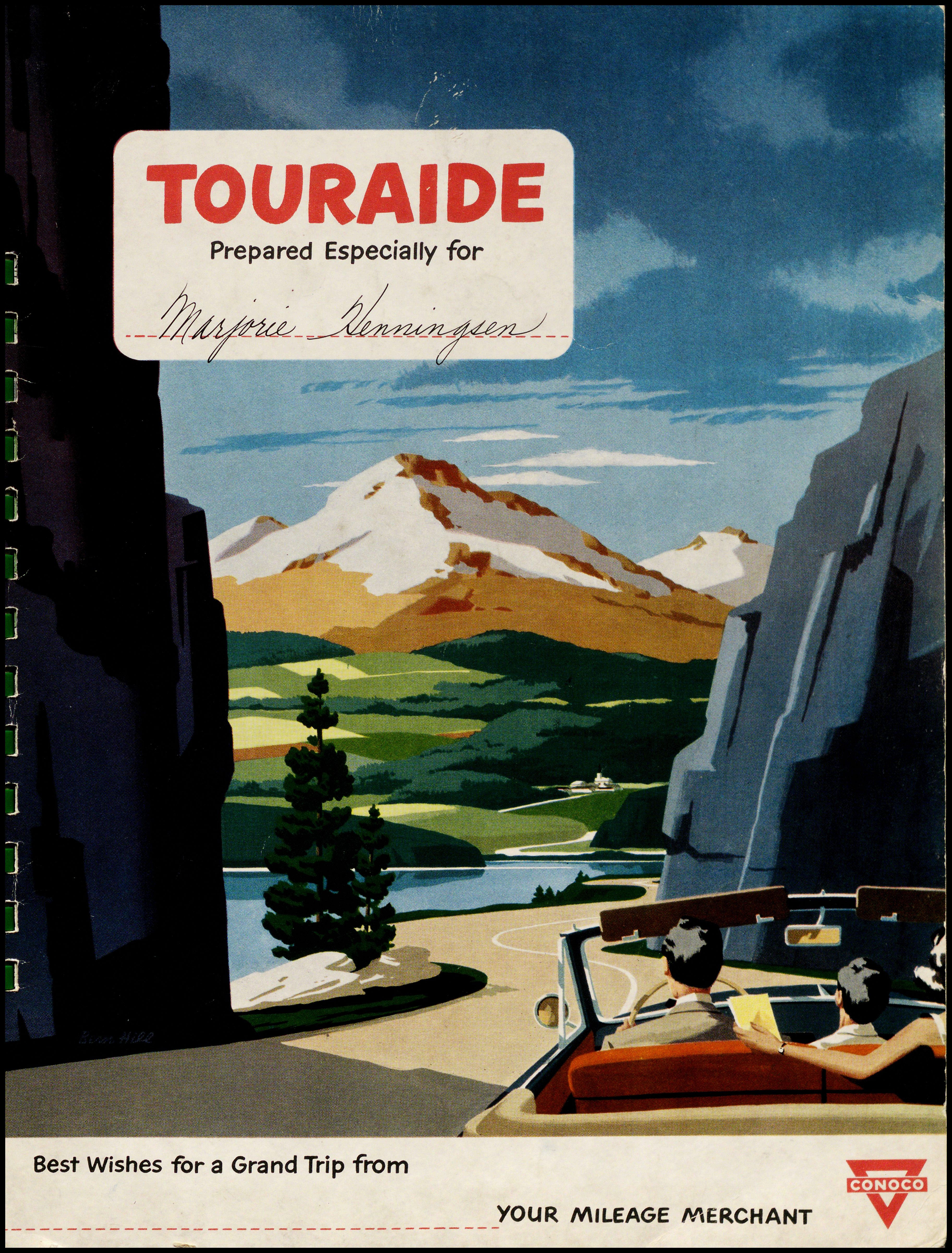 Touraide. Prepared especially for Marjorie Henningsen. Map © Rand McNally. Reproduced with Permission, R.L. 15-S-004